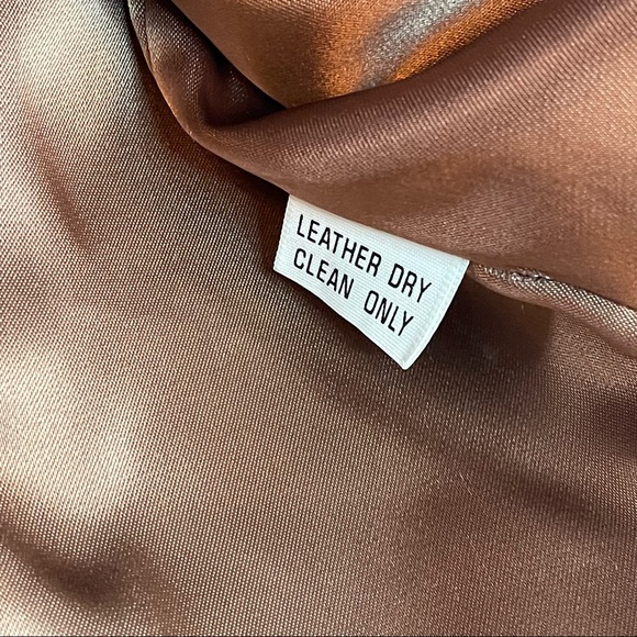 DAVID JAMES Vintage Leather Fringe Jacket SZ 13/14 - Picture 4 of 14